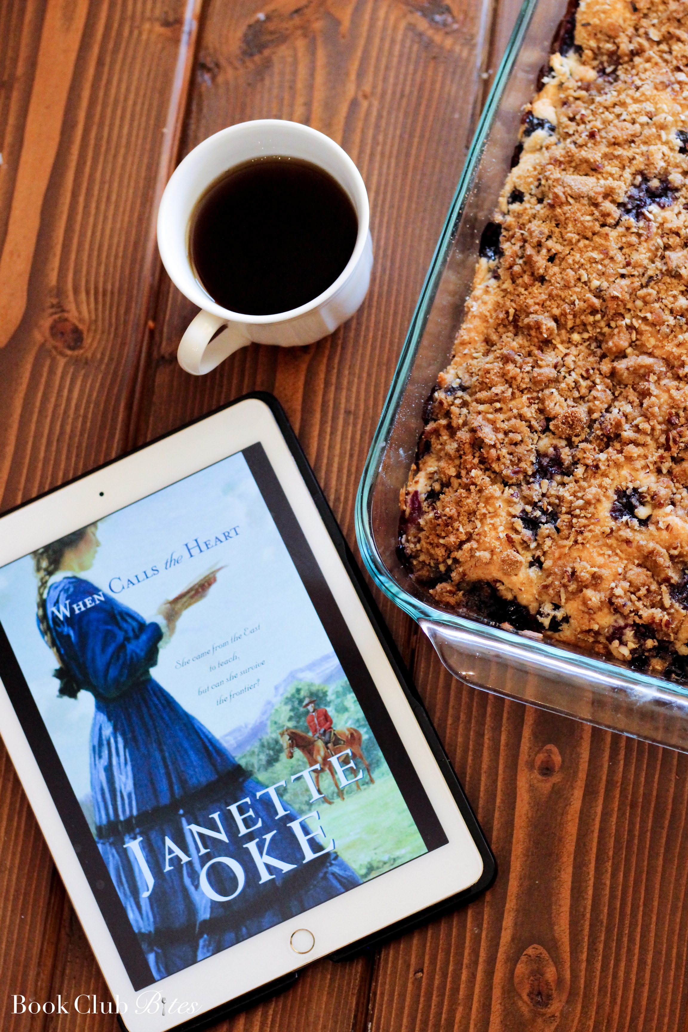 When Calls the Heart Book Club Questions and Recipe Coffee Cake