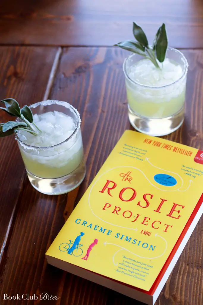 The Rosie Project Book Club Questions and Recipe Sage and Pineapple Margaritas