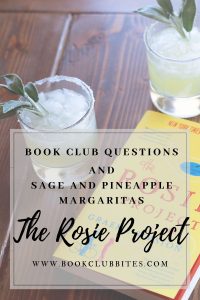The Rosie Project Book Club Questions and Recipe