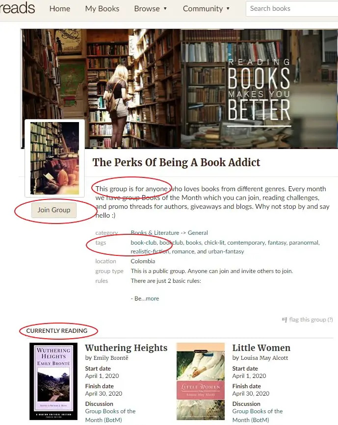 Goodreads Groups How-to