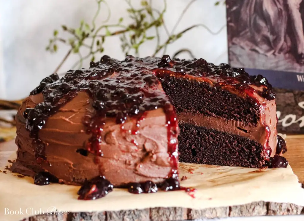 Devil's Food Cake with Blackcurrant Compote Recipe