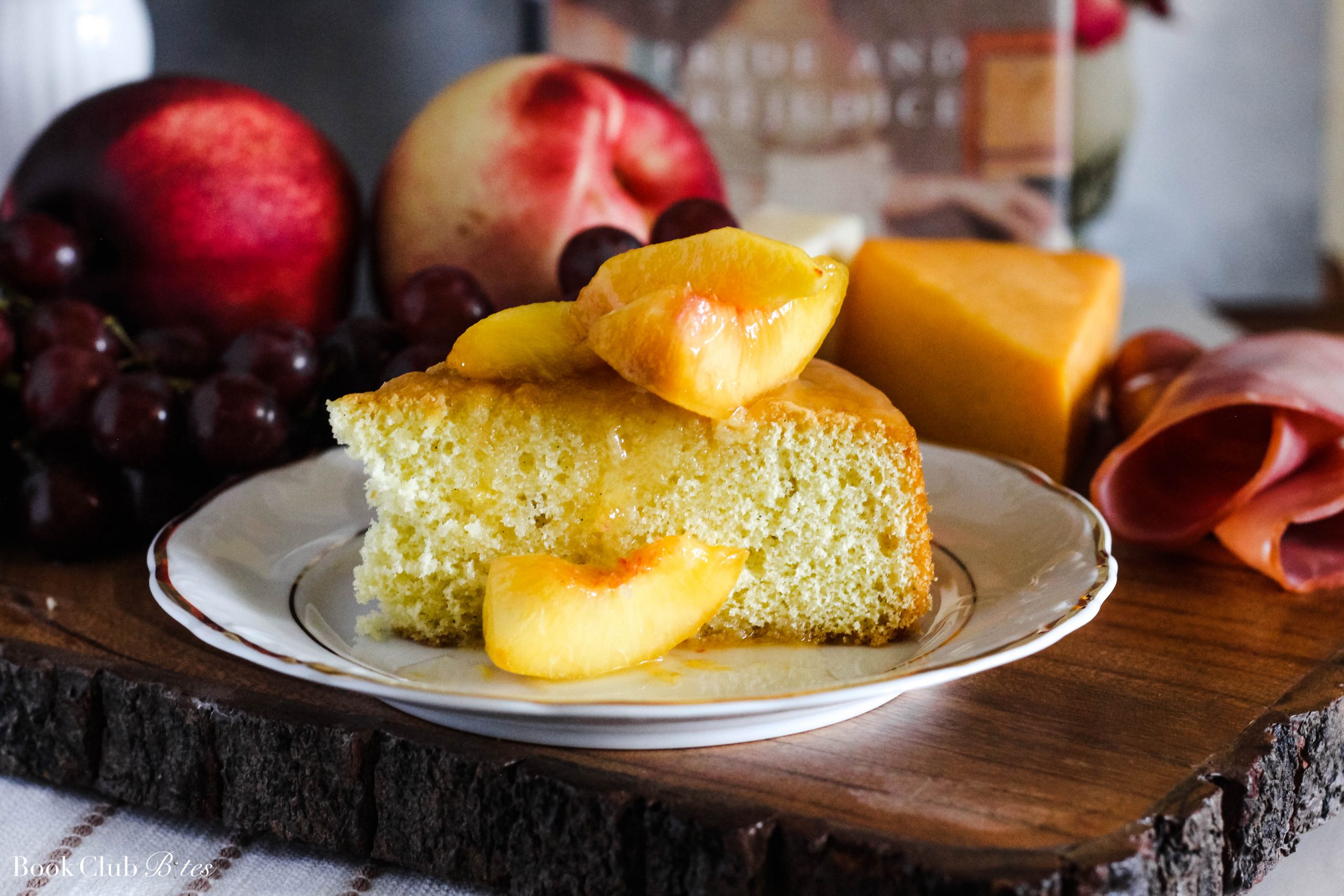 Jane Austen Sponge Cake with Peaches Recipe