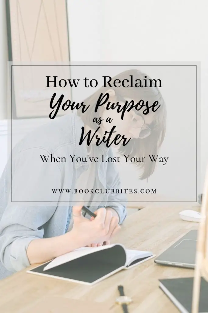 How to Reclaim Your Author Purpose
