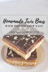 Homemade Twix Bars with Potato Chip Salt