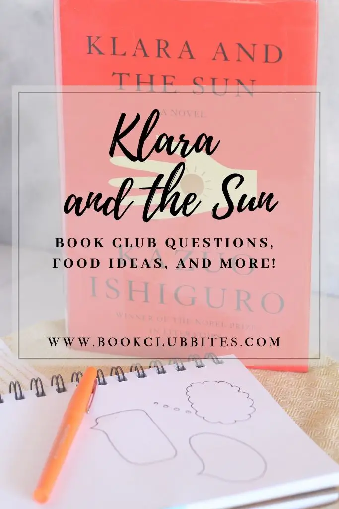 Klara and the Sun Book Club Questions and Food Ideas