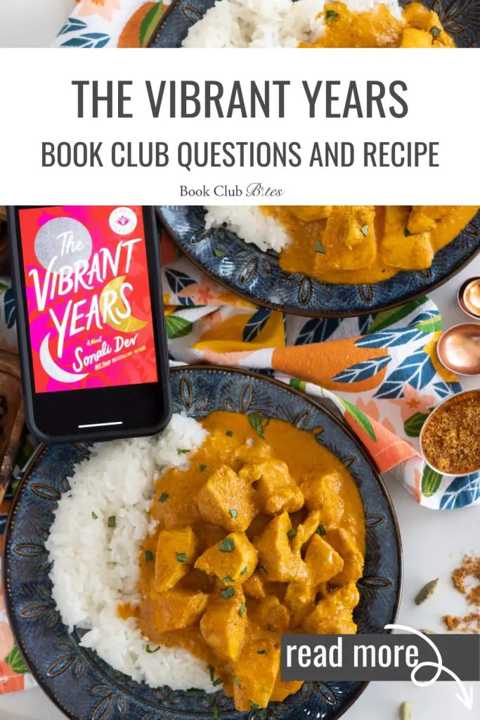 The Vibrant Years Book Club Questions and Recipe